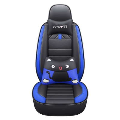 all-inclusive seat cover source factory, Four Seasons Pad - sapphire-blue-standard-version-full-leather
