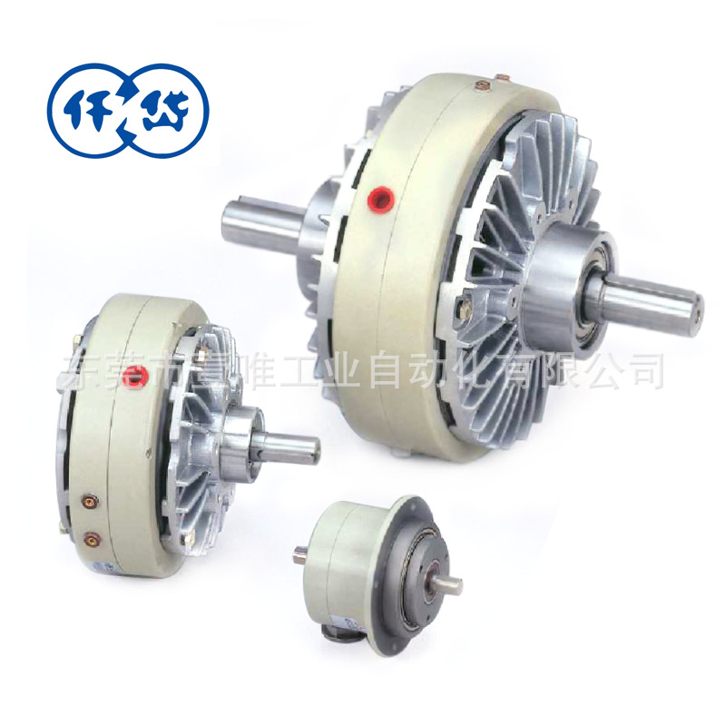 台湾仟岱ZKC020AA双轴张力控制DC24V磁性铁粉传递扭力电磁离合器