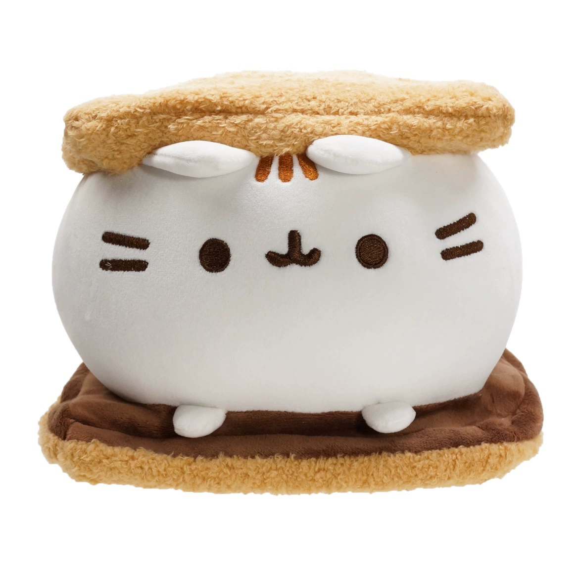 Мягкая игрушка Pusheen 15 см, толстый блинный котик — несколько дизайнов в стиле еды