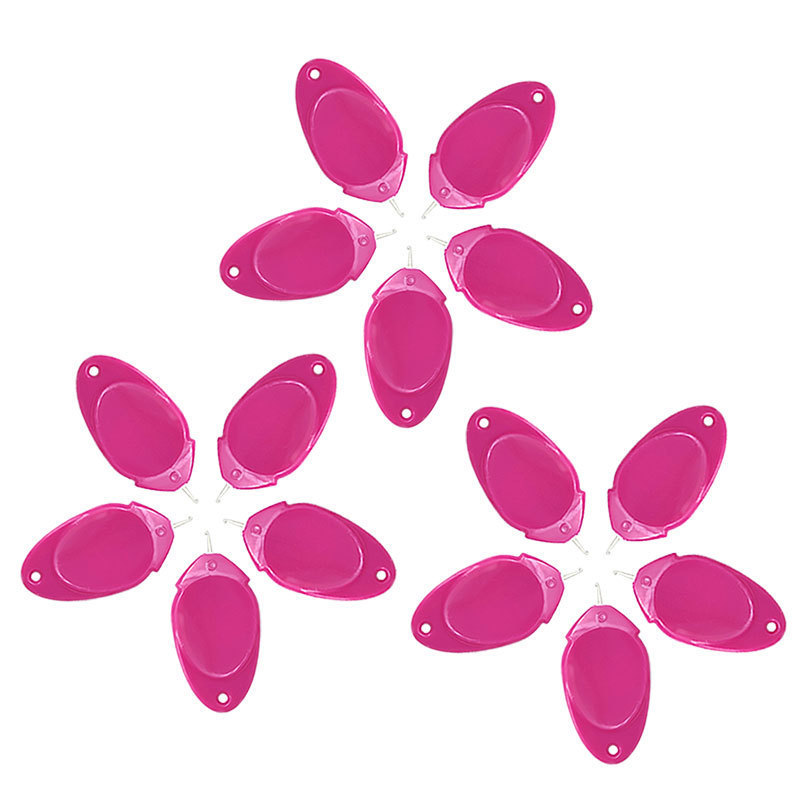 Herramienta de punto de cruz Dispositivo de enhebrado simple Dispositivo de plomo Precio único 50 piezas 1 corbata (desgaste de cuero de aluminio)