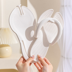 Portable Couple's Herringbone Slippers for Spring and Summer, Simple and Pure Color, Home, Travel, Hotel, Beach, Wholesale