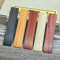 【メーカー卸売り】中国風紫光檀ブックマーク研磨空白半製品紅木文創黒檀ブックマーク材料