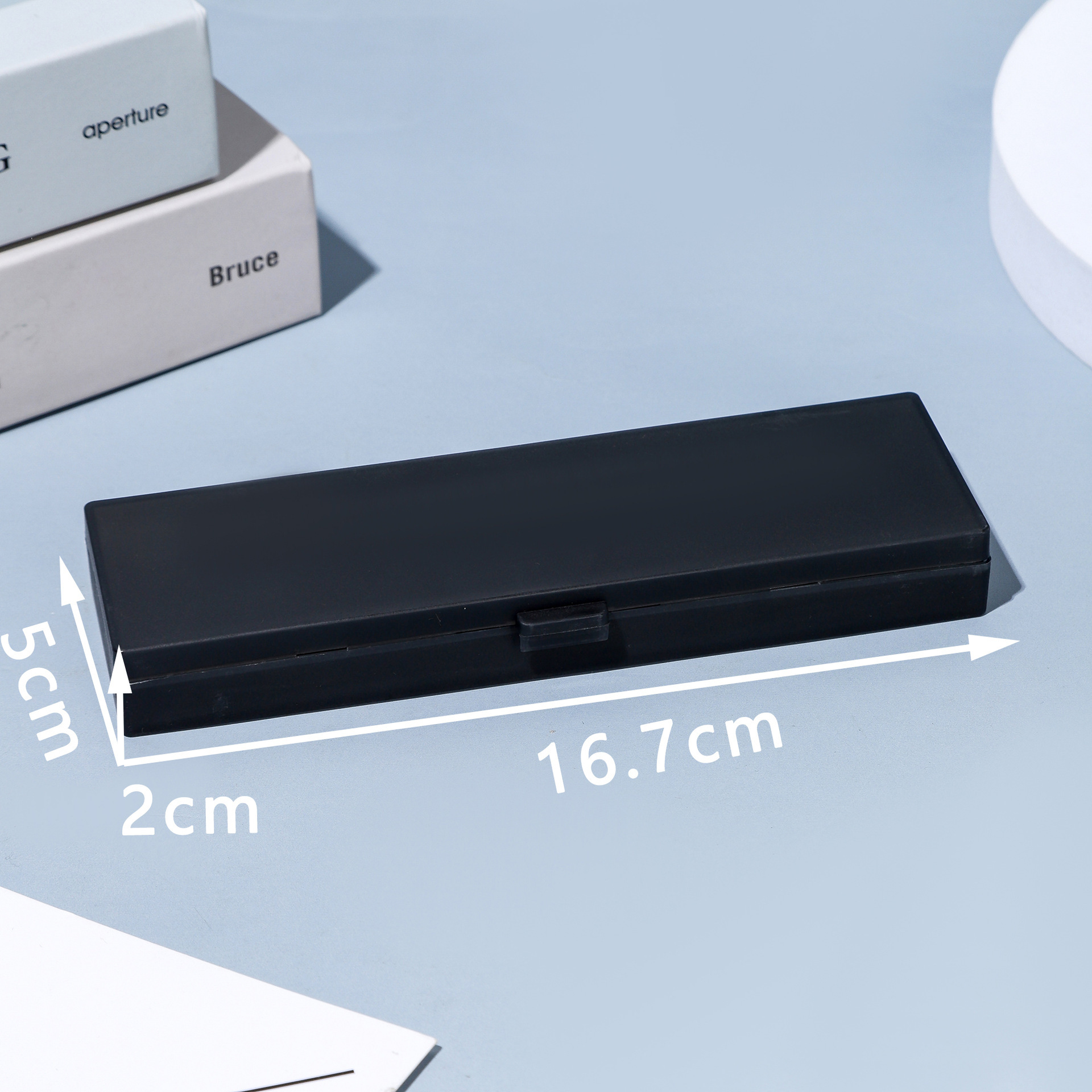 Macaron estuche de lápices portátil multifuncional caja de almacenamiento para estudiantes simple portátil para estudiantes al por mayor