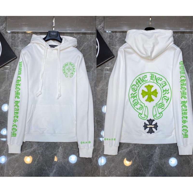 Chrome Heart Hoodie 克罗伈十字架连帽卫衣跨境宽松男女拉链帽衫|undefined