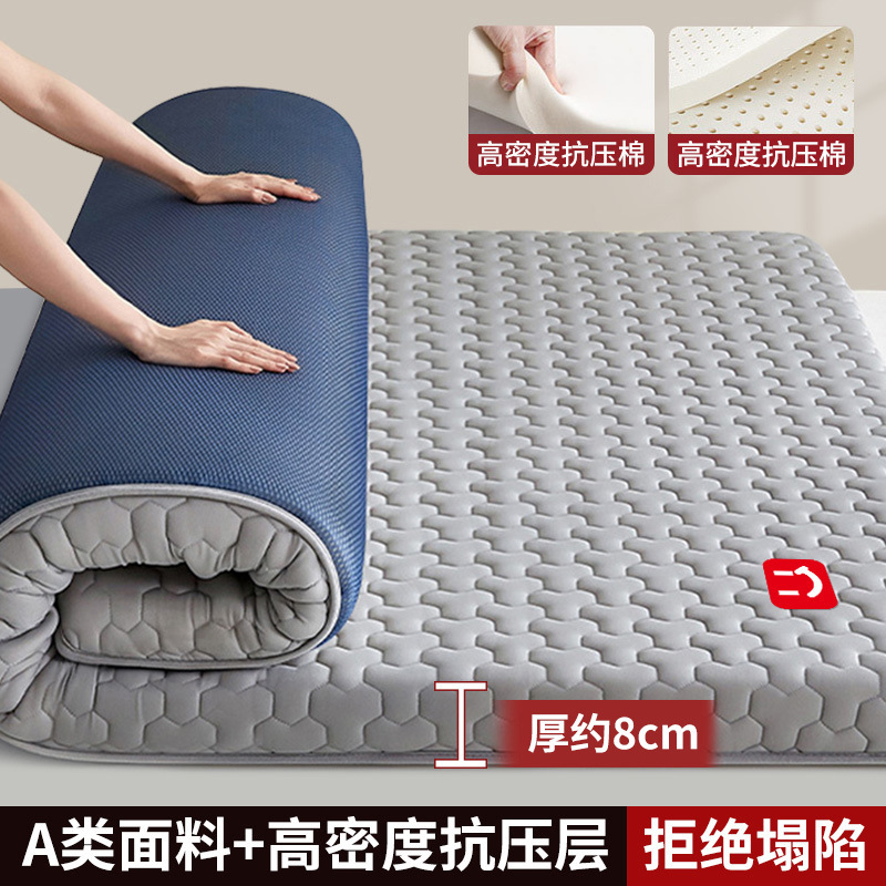 Colchón de algodón de memoria dormitorio hogar colchón espeso para estudiantes de alquiler 90 × 2m dormitorio colchón 5