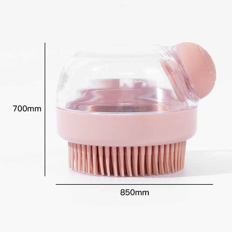 애완동물 목욕 브러쉬 핑크