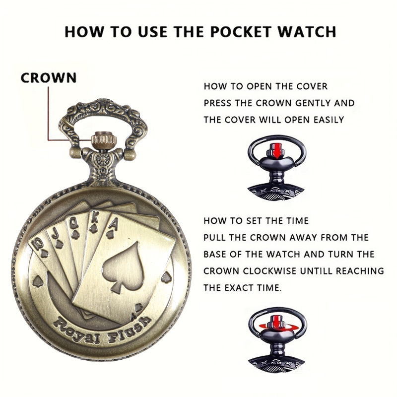 Retro classic pocket watch