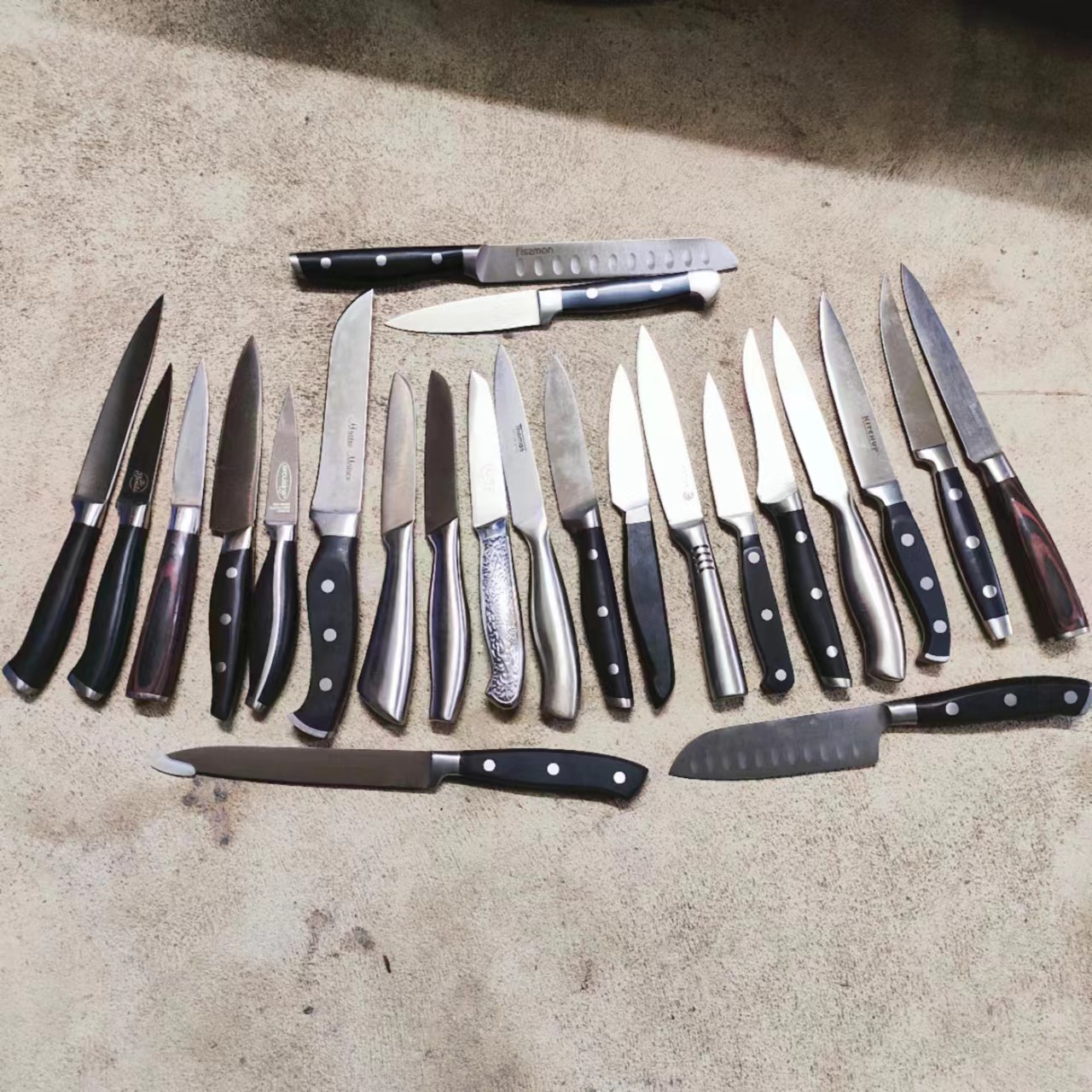 스톡 스틸 헤드 기타 과일 칼