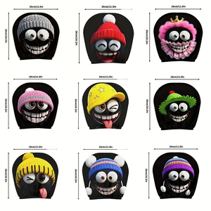Avtomobil oturacaq yastığı, sevimli papaq emoji, fərdi avtomobil interyer örtüyü