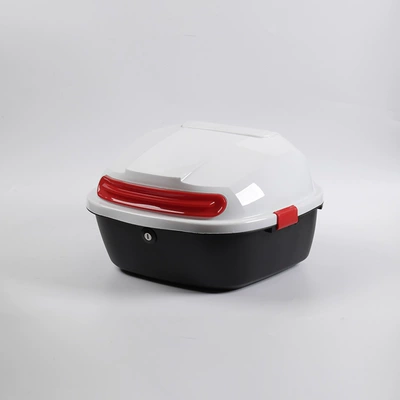 Capacity, Can Hold Full-Face Helmet, Motorcycle trunk - jingya-white-free-installation-package
