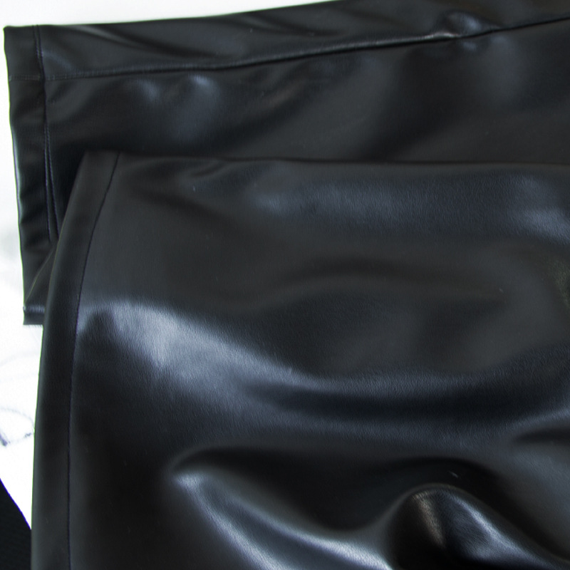Pu Leather Tassel Casual Short Skirt NSKKB108731