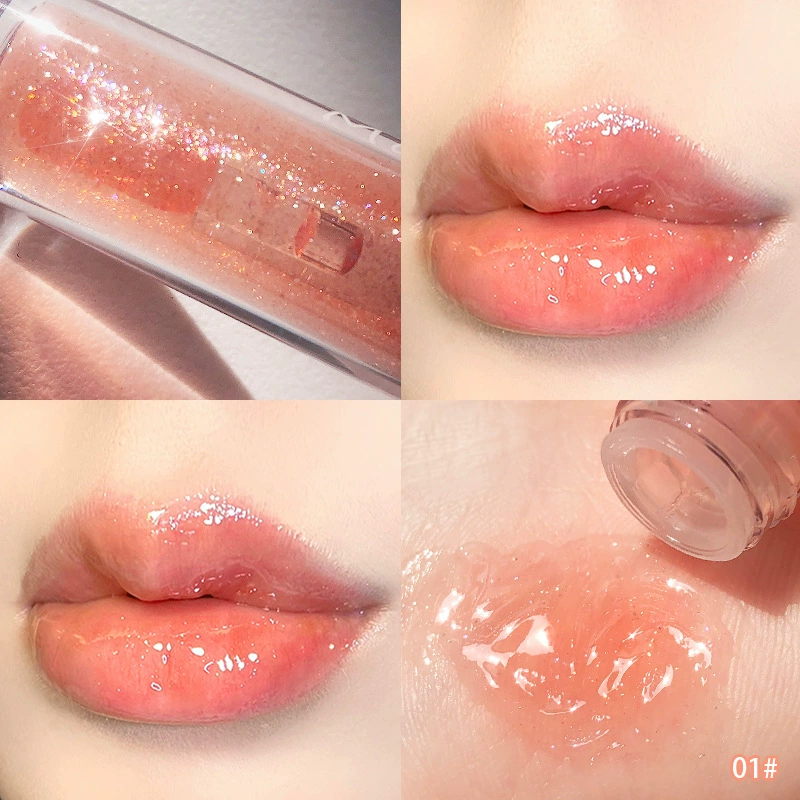 Блеск для губ Maxfine Glasting Lip, увлажнение и эффект увеличения, зеркальный блеск, 3,2 г