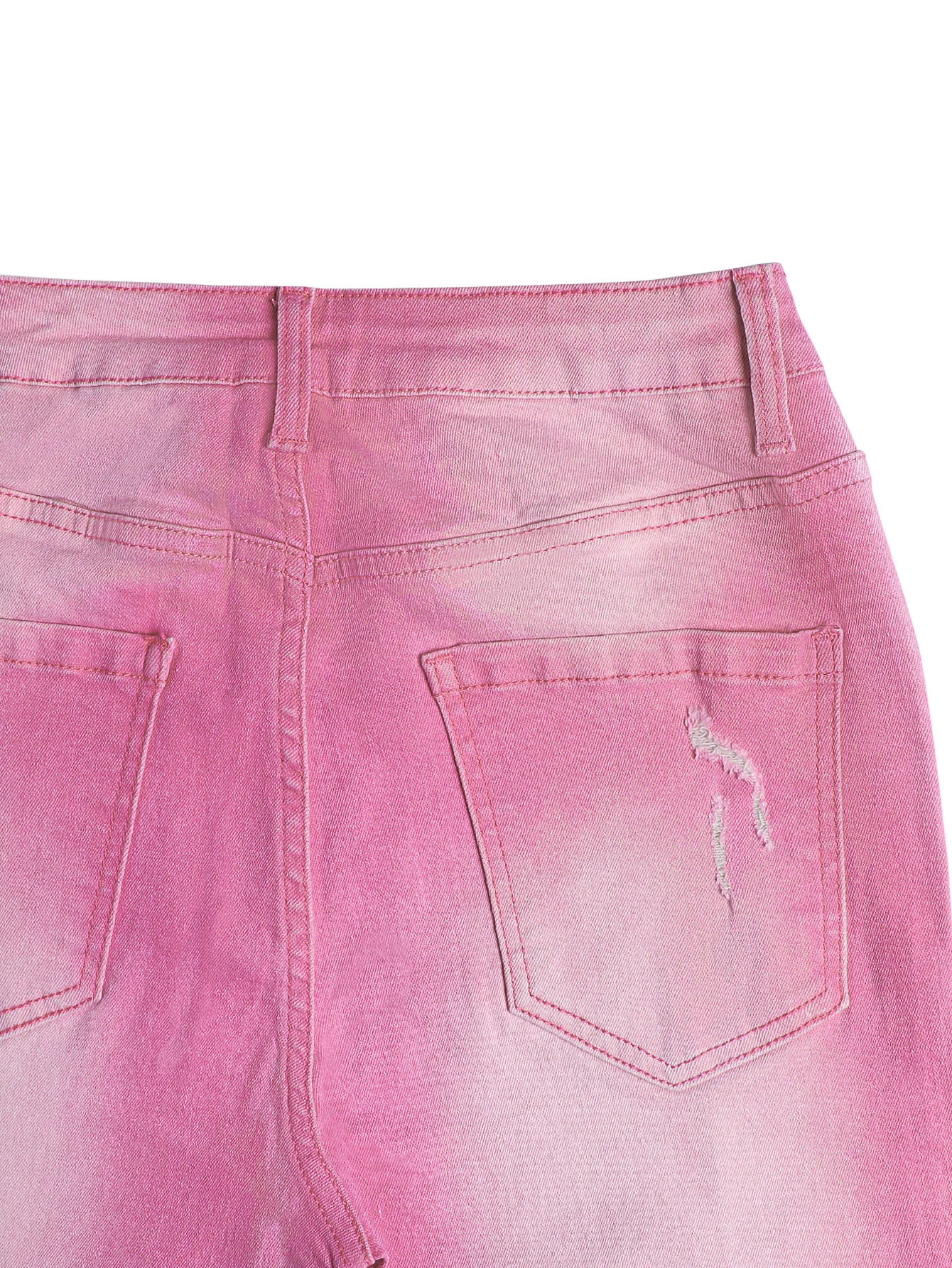 Women's Clothing Retro Denim Jeans For Women, Hot, High Waisted, Sexy, Hip Lifting, Tight Fitting, Ripped, Casual Skinny Jeans._ecoleips.com