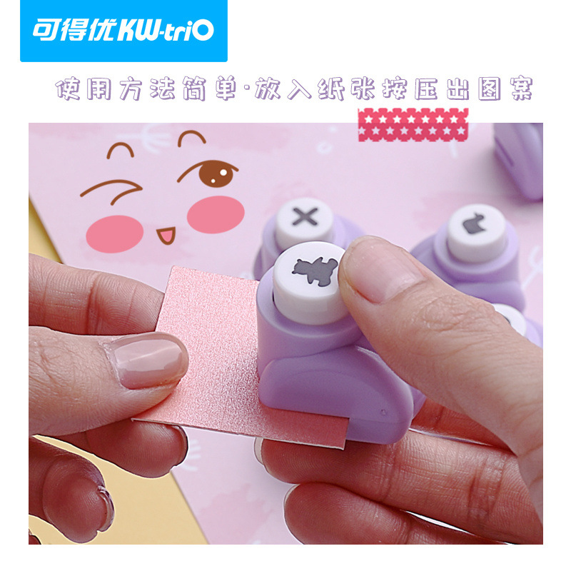 Kedeou creativo mano cuenta puncher estudiante papelería máquina de grabado hecho a mano DIY máquina de impresión Dispositivo de estampado