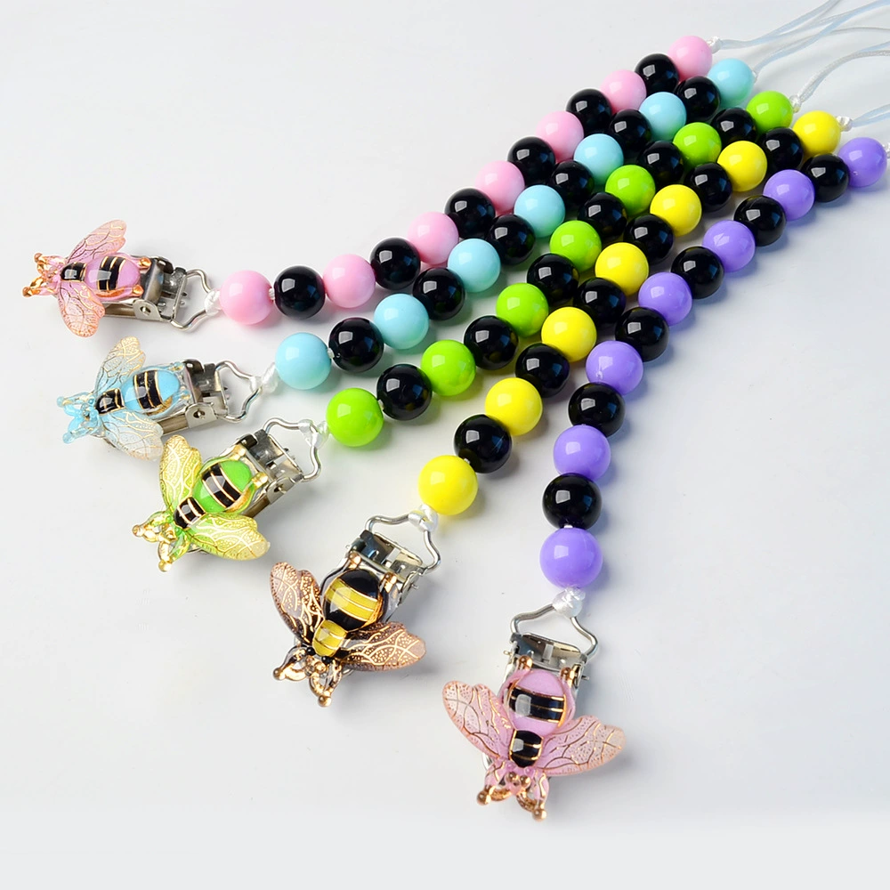 Цепочка для сосков для пчел Детские товары Детские соски Цепь с защитой от падения Резинка с защитой от потери веревки