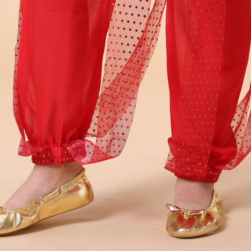 New children's highlight pants children's belly dance clothing children's Indian dance performance clothing dance practice clothing pants