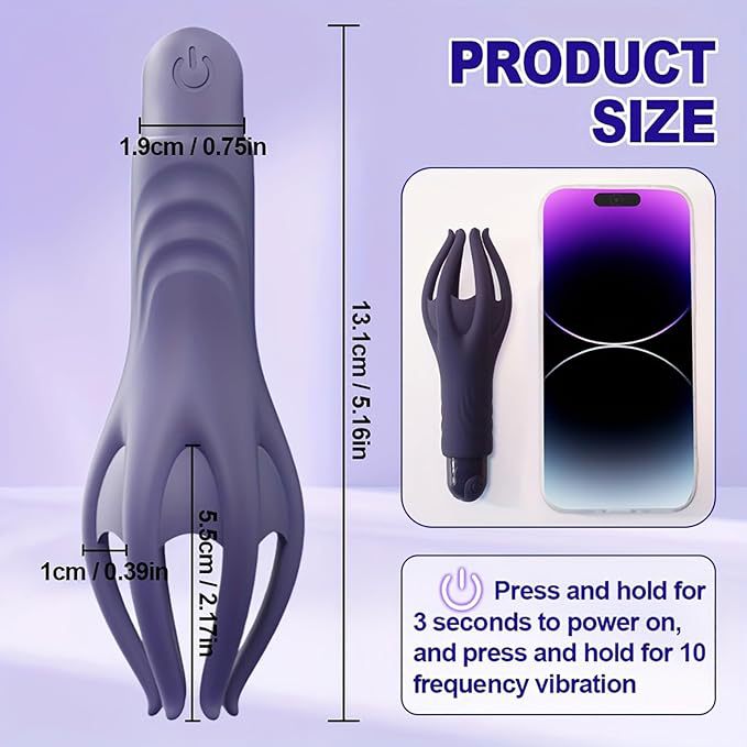 Six-Finger Claw Automatic Prostate Massager, Silicone Male Training Device — detail image 17