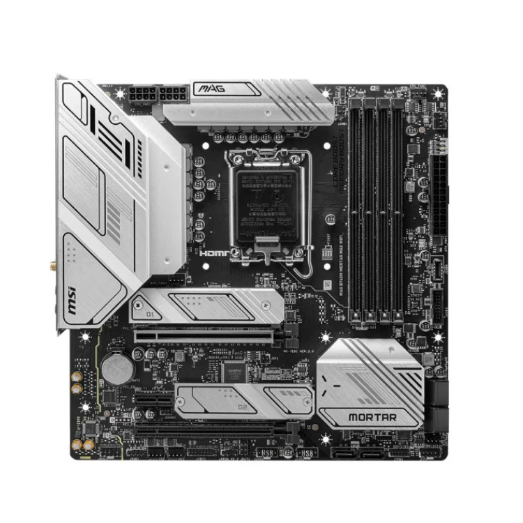 Совместимая материнская плата MSI MAG B760M Mortar WiFi DDR5 для ПК 12/13 поколения CPU