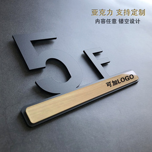 Acrylic floor sign, digital index sign, floor sign, floor guide sign, floor sign, floor number