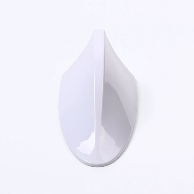 Roof tail modified shark fin antenna shark fin with signal tail roof car decoration hole-free antenna (vehicle antenna) - white