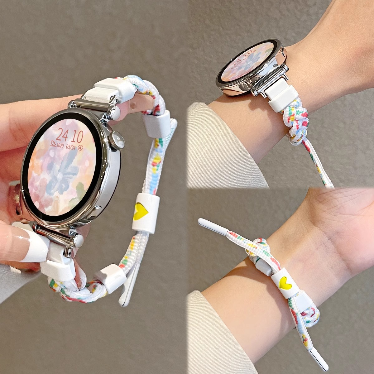 Suitable for Huawei Gt6/5 Watch Strap New Braided Bracelet 5Pro Women's Watchgt4 Watch Chain Watch4/3P