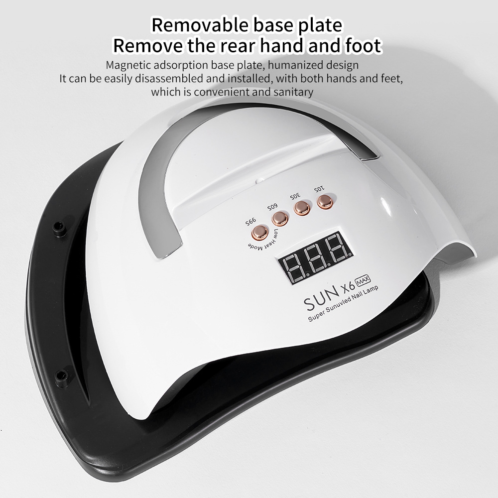 Nueva máquina de fototerapia de uñas de alta potencia 220W máquina de fototerapia de secado rápido lámpara para hornear secador de uñas no negro transfronterizo