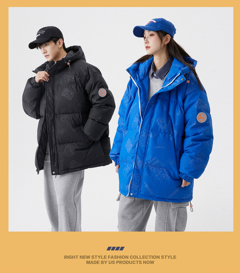 Men's Puffer Jacket Winter Coat For Couples Duck Down Warm_voghion.com