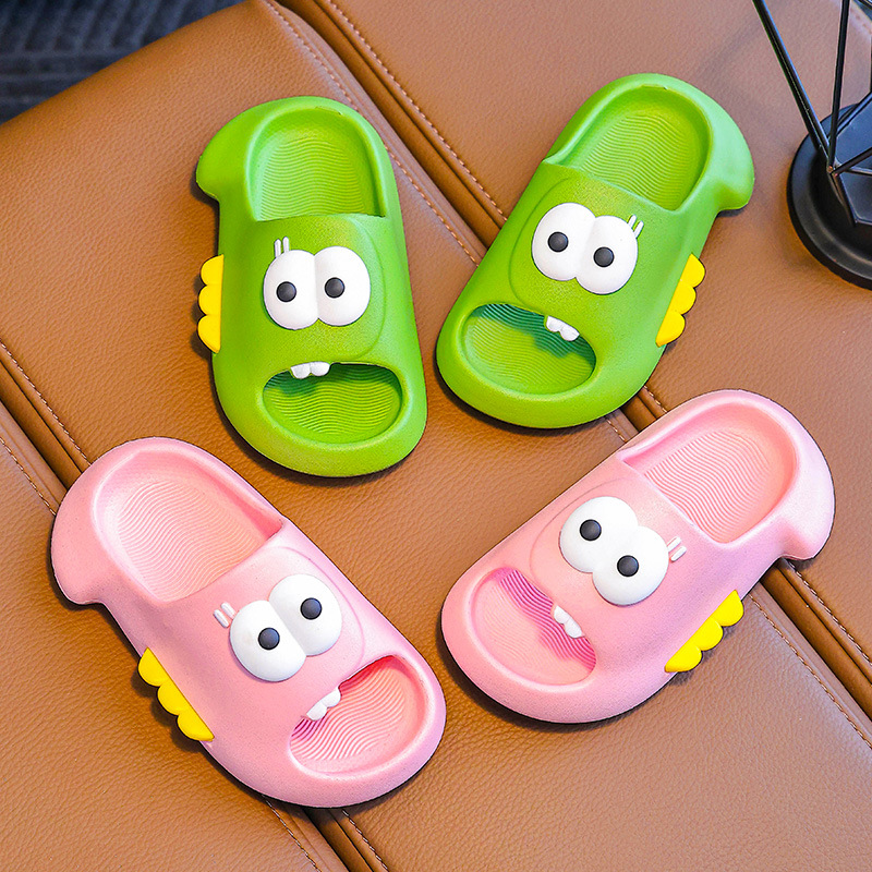 Nuevas zapatillas para niños antideslizantes para niñas Súper suaves para el hogar lindas de dibujos animados para niñas bebés sandalias para niños verano
