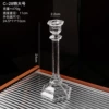 Hexagonal, glass, extra large, big