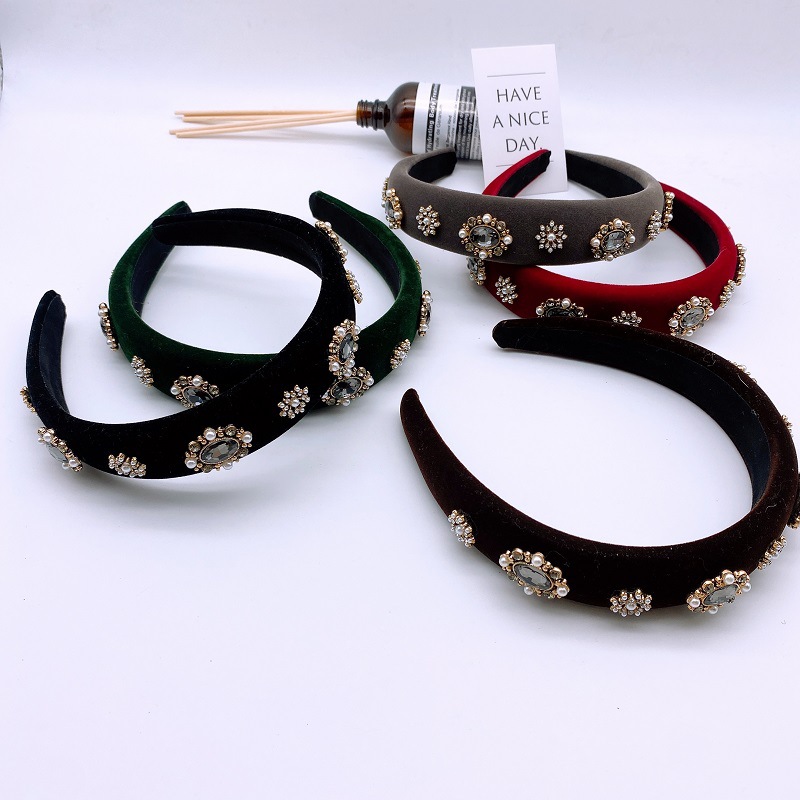 Fashion Geometric Rhinestone Rhinestone Hair Band 1 Piece display picture 1