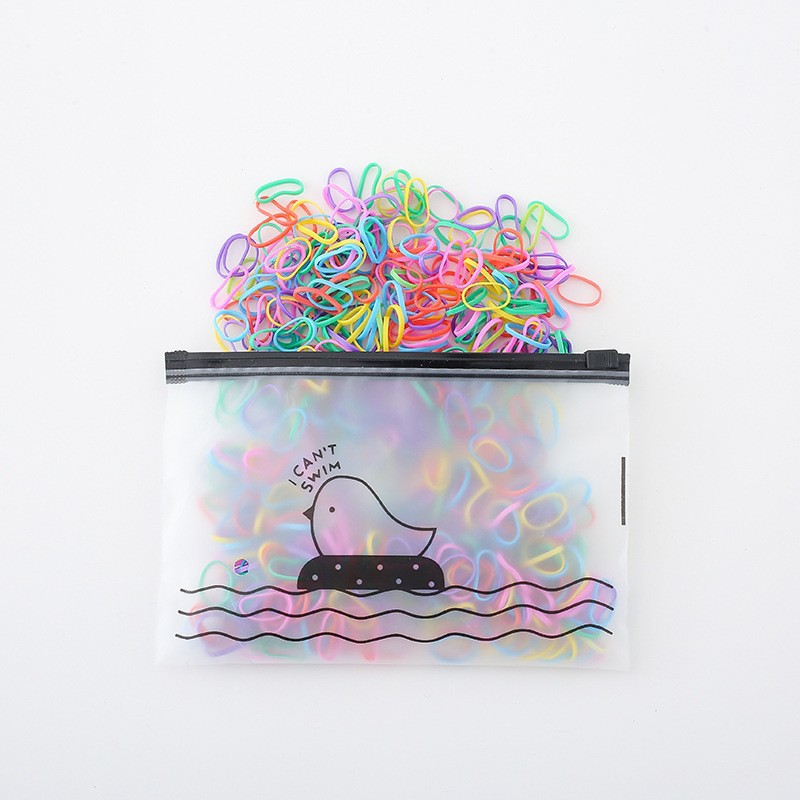 Simple tiras de goma desechables para mujeres cuero cabelludo cubierta cabello para niños no lastimar el cabello tiras de goma anillo cabello cabello cabello al por mayor