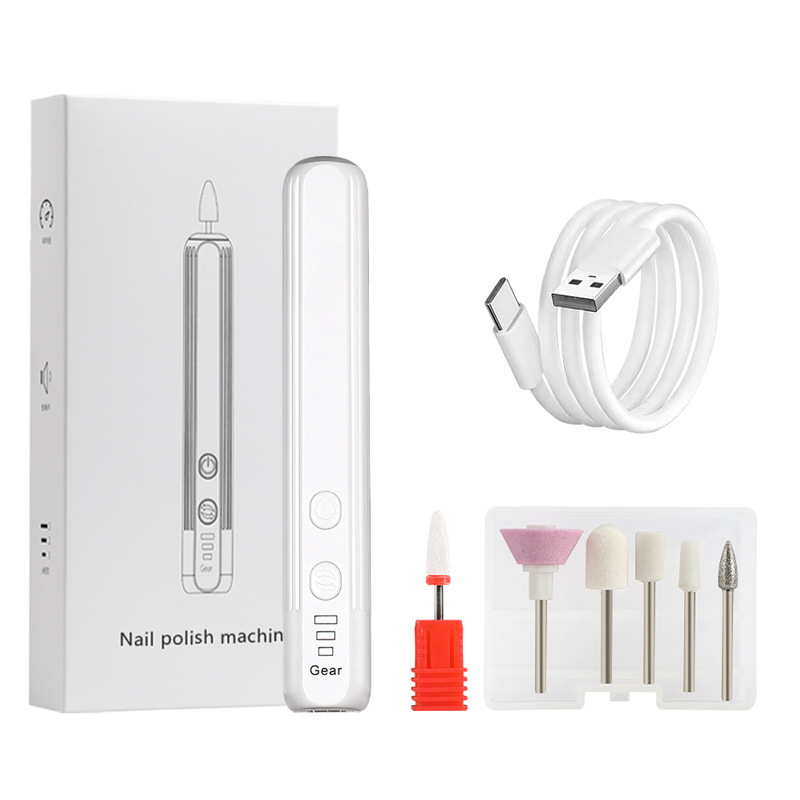 Cross-Border Direct Supply of Manicure Factory Source Grinder Manicure and Nail Removal Tools Manufacturer Wholesale Printing Logo Phototherapy