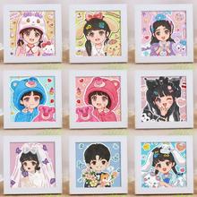 三丽鸥女孩钻石画手工diy儿童钻石贴画库洛米草莓熊砖石画批发