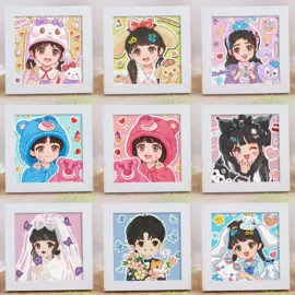 钻石画、皮画;DIY/数字油画;创意贴纸