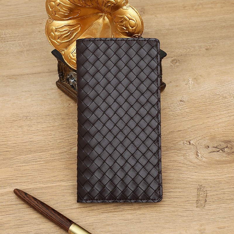 Men's Lingge Pu Leather Open Wallets display picture 4