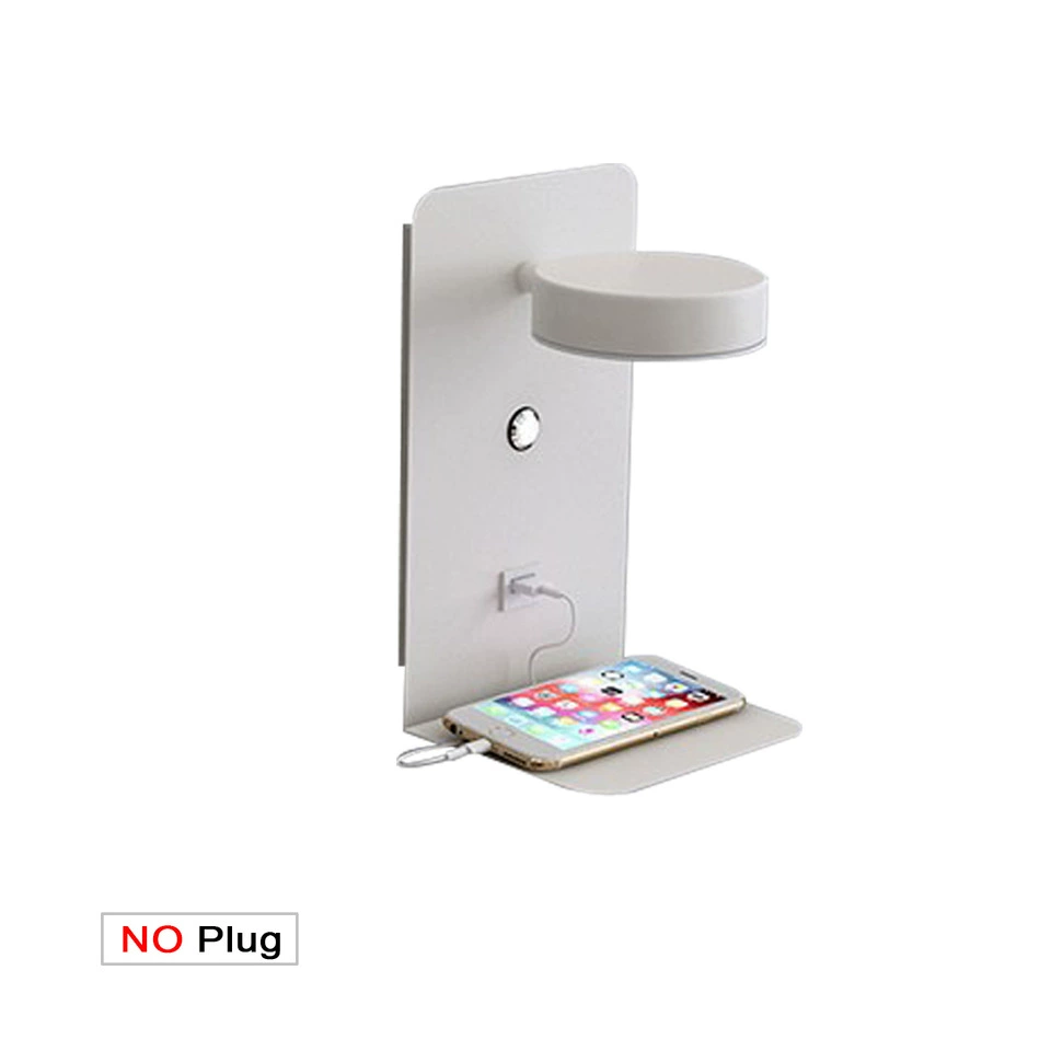 Touch sconce, LED minimalistic reading, lantern for bed, three colors, light luxury style