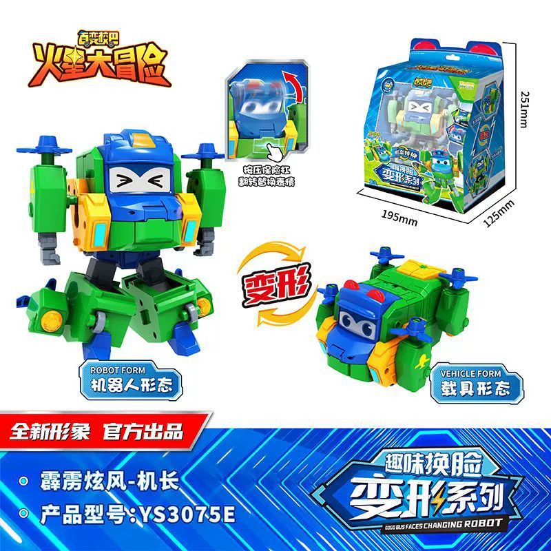 Variable transformer, robot, toy for boys