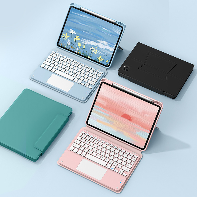 Suitable for iPad 10 generation 10.9 Bluetooth keyboard protective cover mini6 magnetic suction rotating 10.2 rear support Air5 Suitable for iPad 10 generation 10.9 Bluetooth keyboard protective cover mini6 magnetic suction rotating 10.2 rear support Air5