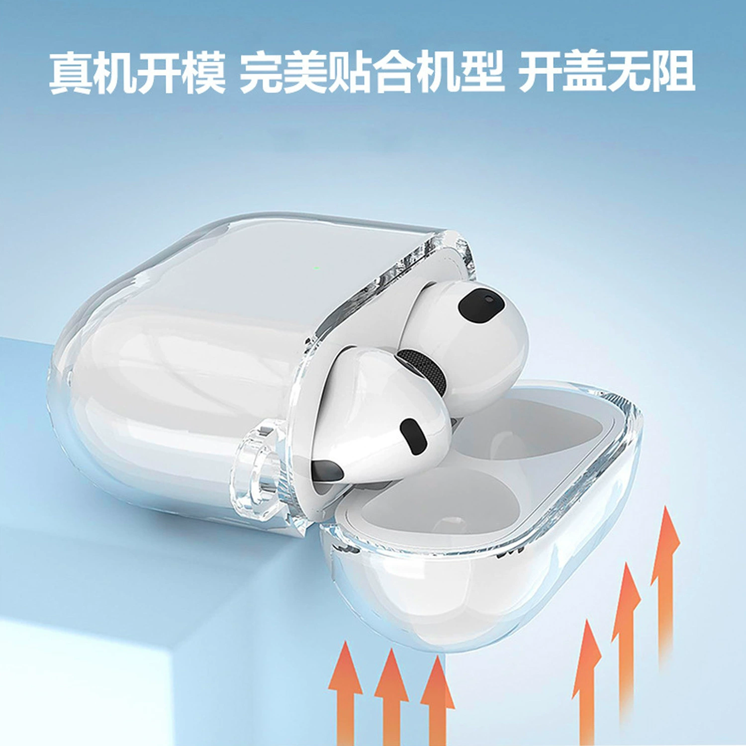 Apple, совместимые наушники, прозрачный защитный чехол, pro2, pro3