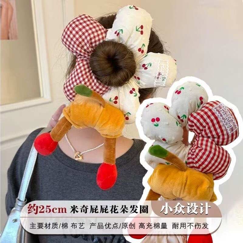 漫画人形ぬいぐるみレッサーパンダヘアピンサイドクリップ大型BBクリップヘアアクセサリーヘアピンメイクアップクリップぬいぐるみ|undefined