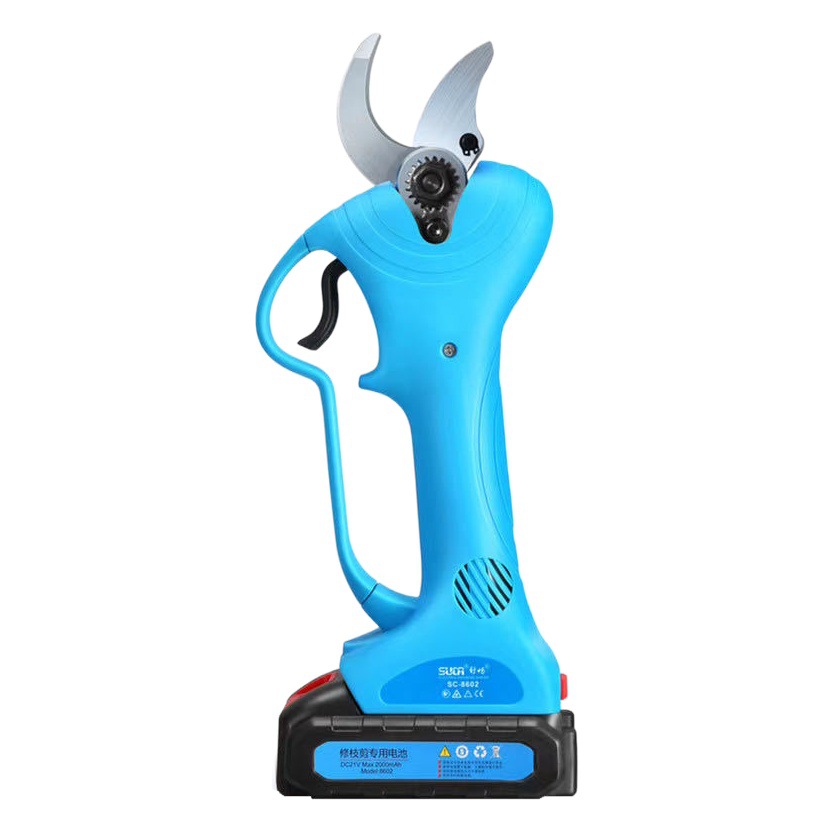 Shuchang 2,5 cm hogar tijeras de podar eléctricas tijeras de árbol frutal tijeras de jardinería Radio