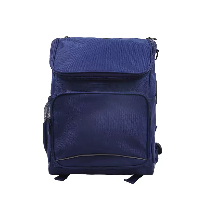 高级纯色牛津布学生书包大容量双肩包定制中小学生书包背包工厂定