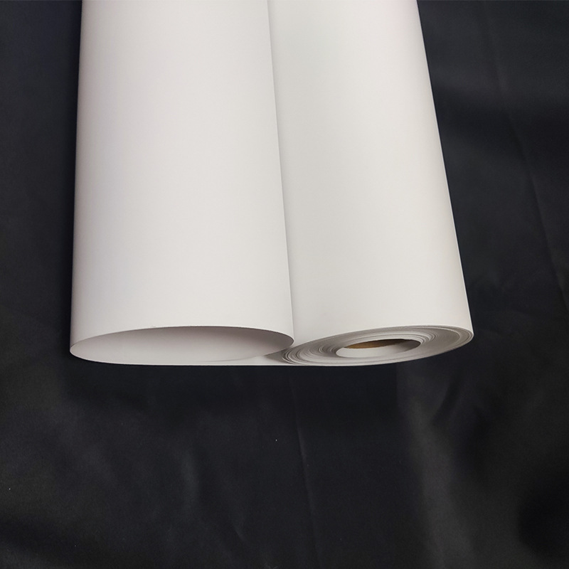 Agua blanco PVC adhesivo interior a base de agua extraíble mate adhesivo blanco pintura en aerosol foto bobina material de publicidad ventas directas de la fábrica