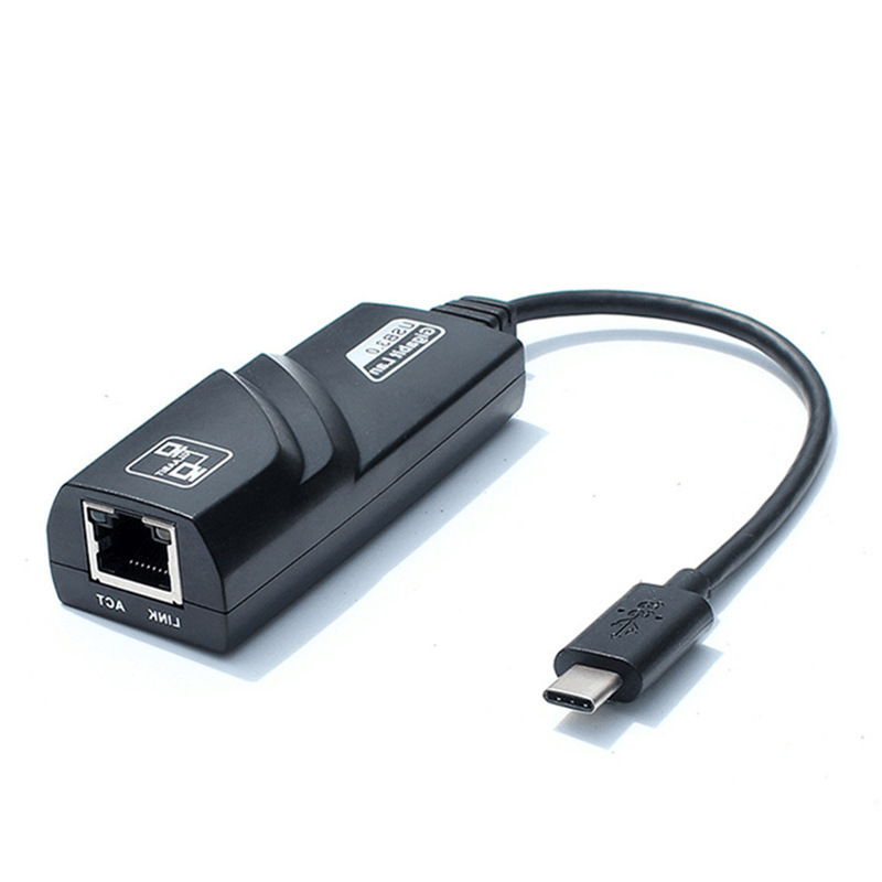 USB 3.1 Type-C to RJ45 Gigabit network interface supports Macbook Air 3.1 to gigabit network card