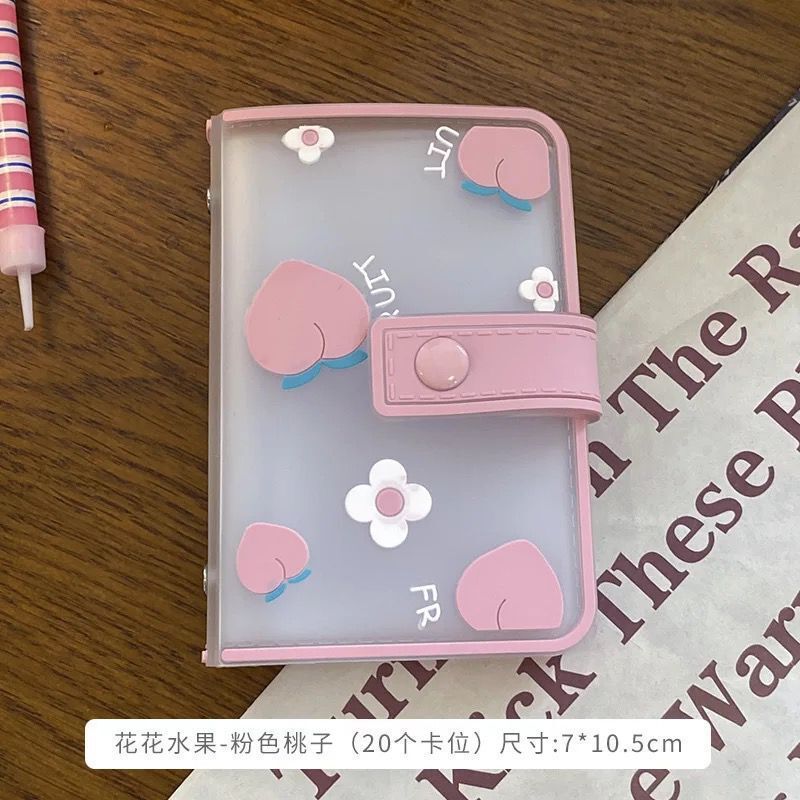 Titular de la tarjeta de hojas sueltas de silicona de dibujos animados para mujeres pequeño portátil ultrafino de gran capacidad Multi-Tarjeta Linda