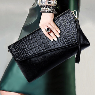 Genuine Leather Clutch Bag Women's 2025 New Arrival Large Capacity Clutch Bag Crossbody Bag Fashion Handbag Women's Envelope Bag Women's Bag