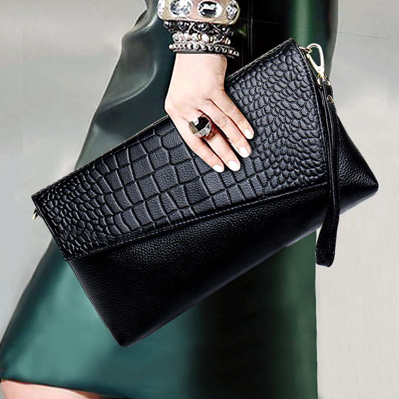 Genuine Leather Clutch Bag for Women 2026 New Large Capacity Clutch Bag Crossbody Bag Fashionable Handbag Women's Envelope Bag Women's Bag