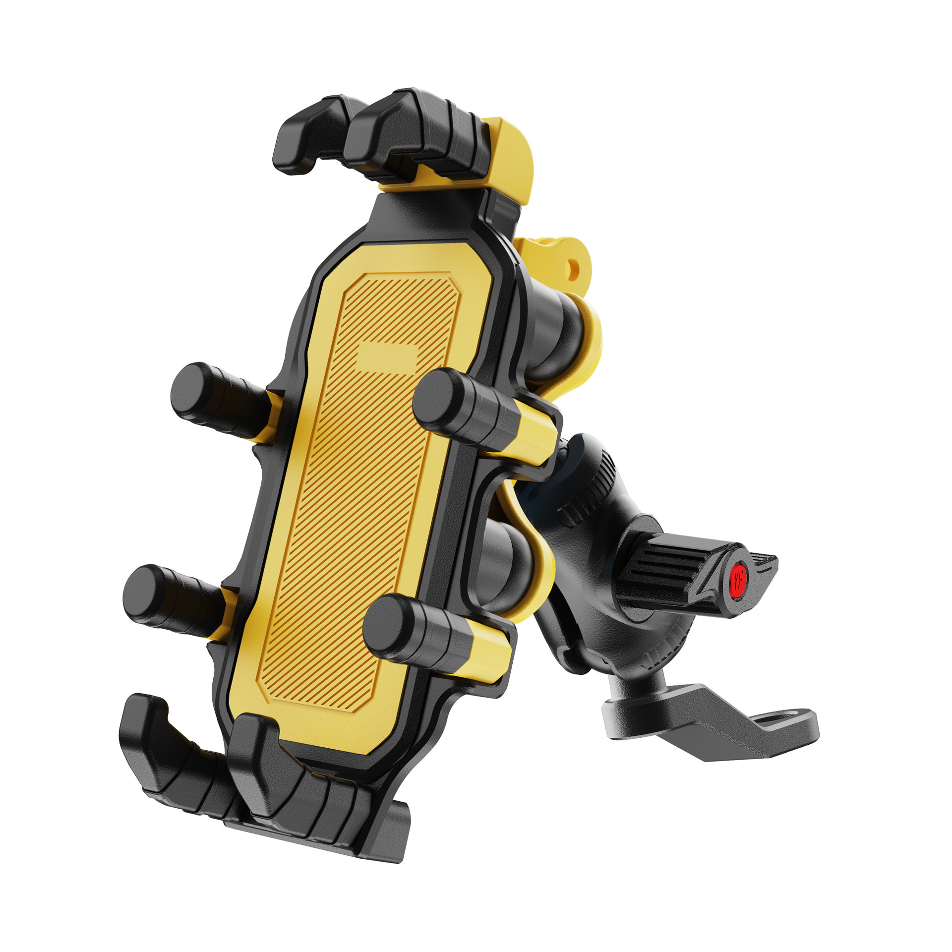 오토바이 휴대폰 홀더 테이크아웃 라이더 8발톱 충격 방지 및 흔들림 방지 라이딩 고정 장비 전기 자동차