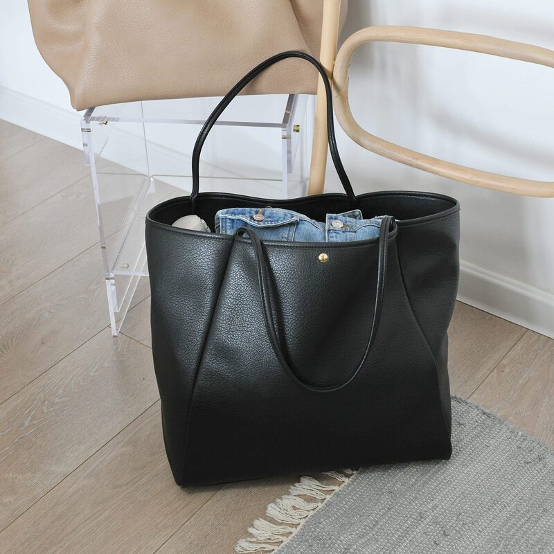 Wholesale Cross Border Oversized Pu Leather Handbag Women's Weekend Bag Shopping Tote Travel Purse Commuter Bag