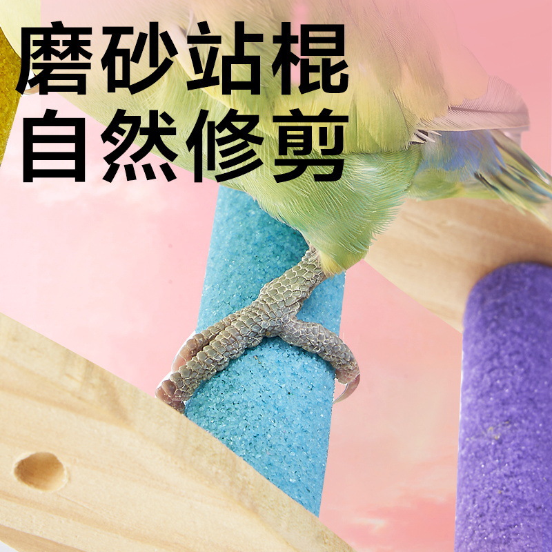yee鸚鵡鳥玩具彩虹爬梯站台攀爬繩玄鳳牡丹虎皮專用磨爪啃咬站棍